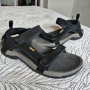 GUC Teva Meacham Black Hiking Sandals Men's 11